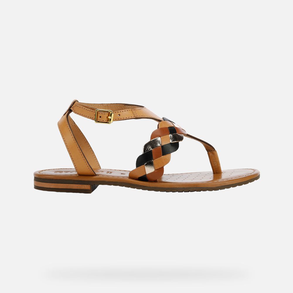 Geox Bayan Sandalet Kahverengi - Sozy - EPC-958146